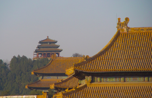 Forbidden City Roofs in Beijing China