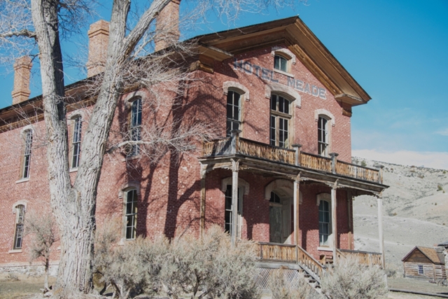 Hotel Meade in Bannack Montana, a ghost town