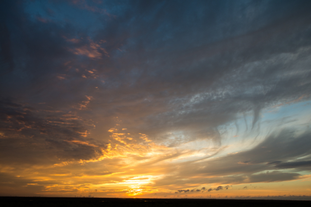 Sunset in Brazoria County, Texas